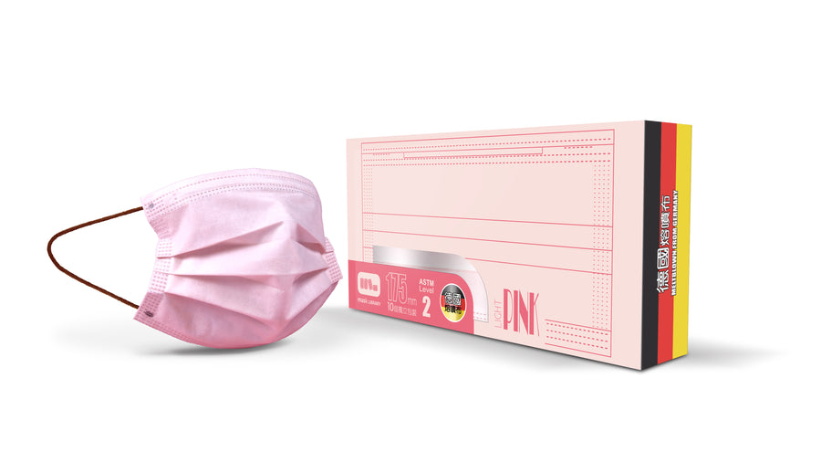 粉紅色口罩 (成人) | 10個獨立包裝